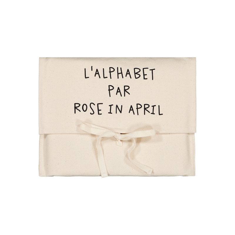 Toile abécédaire par Rose in April Pochette