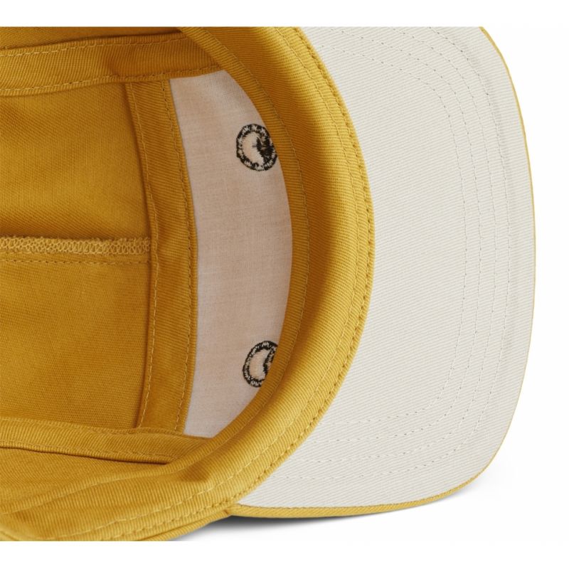 Casquette | Dino jaune par Liewood vue du dessous