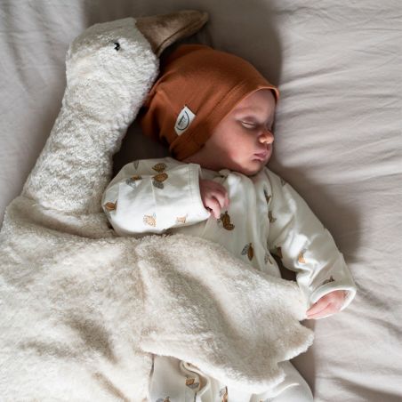 Combinaison Babysuit | Tonka par Bonjour Little sur un bébé endormi Combinaison Babysuit | Tonka par Bonjour Little sur un bébé endormi
