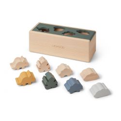 Boite à formes en bois | Dinosaures