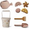 Set de plage en silicone avec arrosoir | Arc en ciel par Liewood
