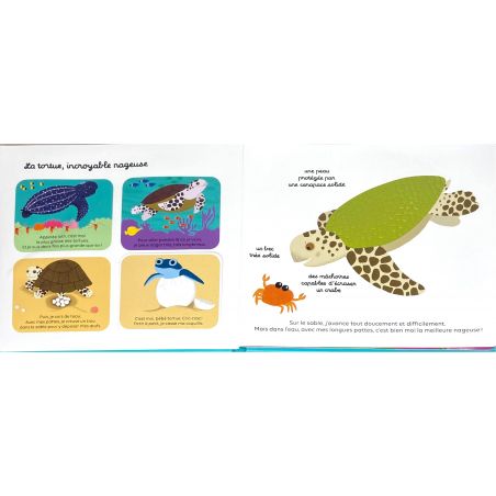 Mes docus à toucher | Les animaux des mers par Milan intérieur