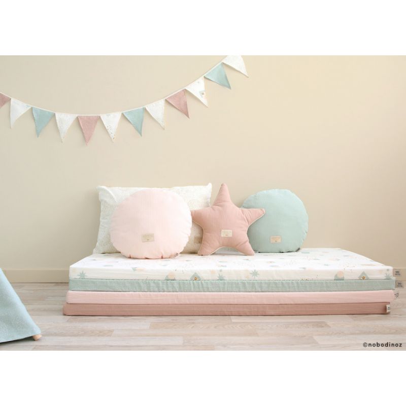 Matelas De Sol Saint Barth Bubble Aqua Nobodinoz Little Cecile