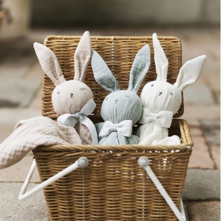 Doudou lapin plat rose Doudou lapin plat rose