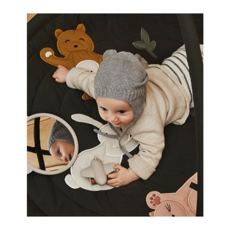 Miroir Heidi Ours Blanc Gris Little Cecile