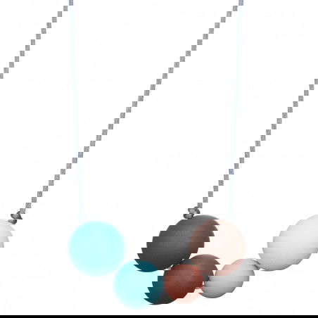 Collier Love actually Bleu pétrole par Minty Wendy Collier Love actually Bleu pétrole par Minty Wendy