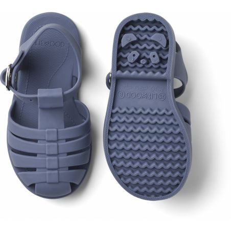 Sandales | Bleu foncé par Liewood vue de dessus et dessous