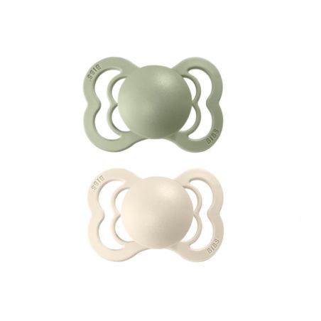 2 Tétines Bibs Supreme Taille 1 | Ivoire et amande 2 Tétines Bibs Supreme Taille 1 | Ivoire et amande