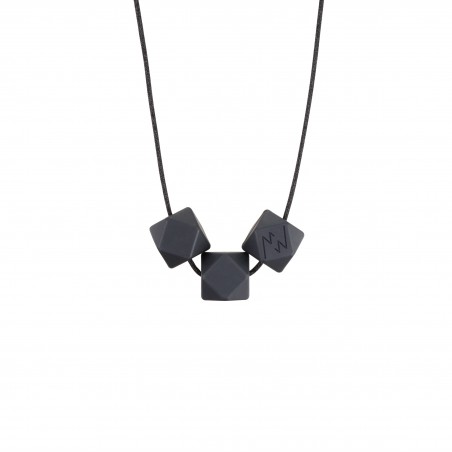 Collier simple dimple noir par Minty Wendy Collier simple dimple noir par Minty Wendy