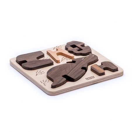 Puzzle en bois | Triceratops - Bajo Puzzle en bois | Triceratops - Bajo