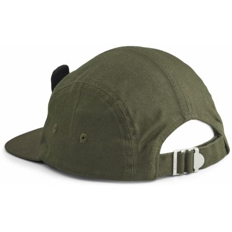 Casquette | Panda vert par Liewood vue de dos