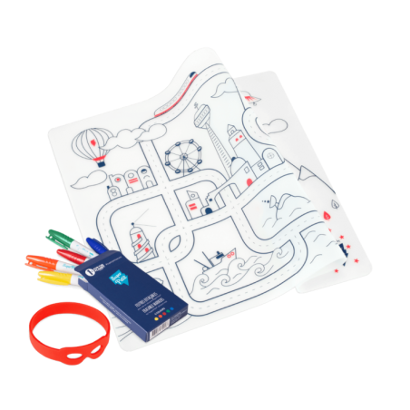 Set en silicone à colorier | Circuit Set en silicone à colorier | Circuit