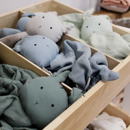 Doudou Lange en coton bio | Lapin Gris - Liewood Doudou Lange en coton bio | Lapin Gris - Liewood