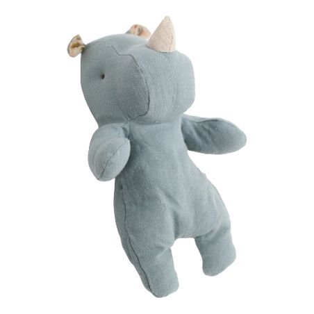 Doudou rhinocéros Bleu/Gris Doudou rhinocéros Bleu/Gris