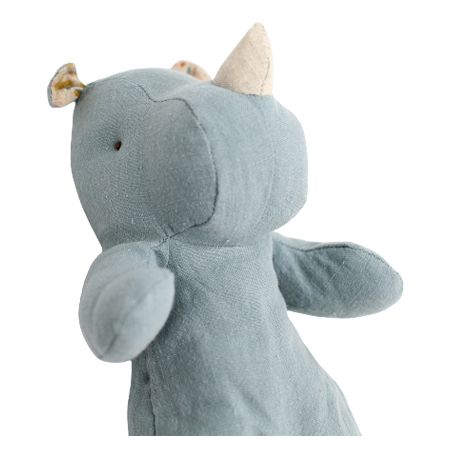 Doudou rhinocéros Bleu/Gris Doudou rhinocéros Bleu/Gris