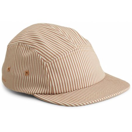 Casquette enfant à rayures roses par Liewood