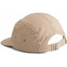 Casquette enfant à rayures roses par Liewood vue de dos