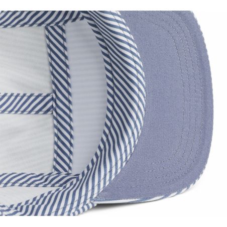 Casquette enfant à rayures bleues par Liewood vu du dessous