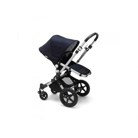 Poussette naissance et 2e âge Fox 2 | Bleu marine & Aluminium