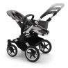 Poussette naissance et 2e âge Donkey 3 Mono | Gris chiné & Aluminium