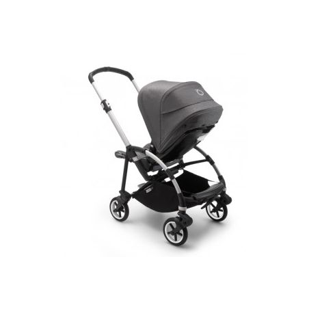 Poussette naissance et 2e âge Bee 6 | Gris chiné & Aluminium