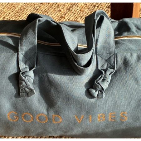 Sac polochon eucalyptus | Good Vibes - little cecile Sac polochon eucalyptus | Good Vibes - little cecile