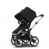 Poussette Donkey 3 Twin Black double hamac vue de côté par Bugaboo