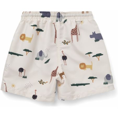 Short de bain Duke Safari Liewood vu de dos