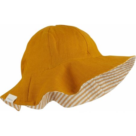 Chapeau Cady Moutarde Liewood face réversible