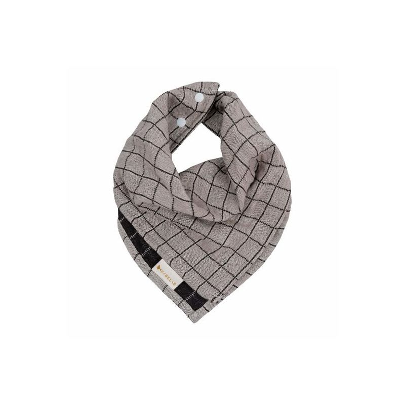 Bandana à carreaux | Gris-Beige