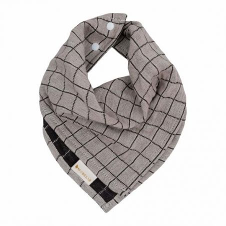 Bandana à carreaux | Gris-Beige
