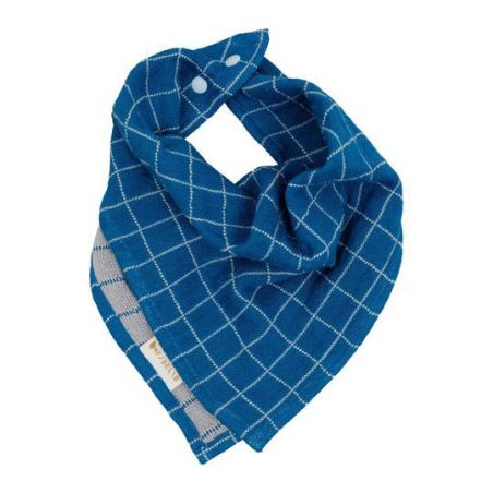Bandana à carreaux | Bleu - Fabelab
