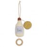 Bouteille de lait musicale en laine