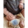 Bouteille de lait musicale en laine avec enfant