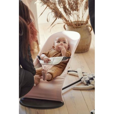 Transat balance soft Coton/Jersey | Rose clair-Gris - Babybjörn