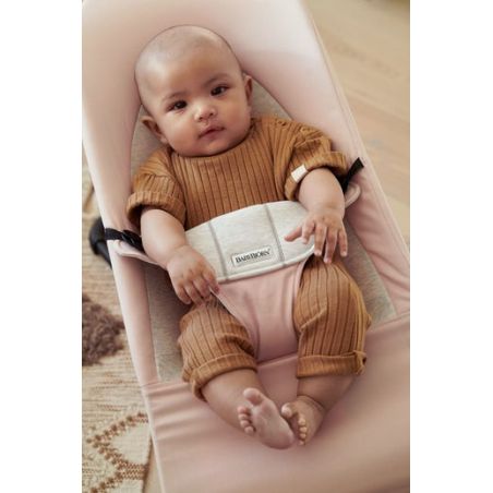 Transat balance soft Coton/Jersey | Rose clair-Gris - Babybjörn
