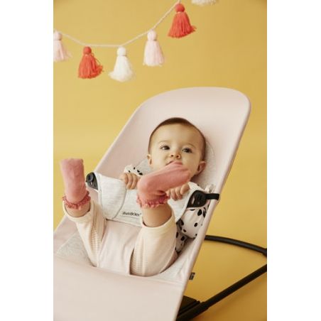 Transat balance soft Coton/Jersey | Rose clair-Gris - Babybjörn