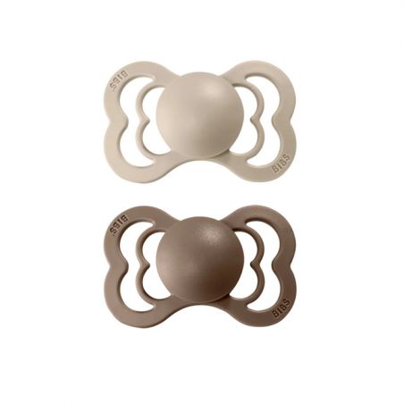 2 Tétines Bibs Supreme Taille 1 | Vanille et chêne - Bibs 2 Tétines Bibs Supreme Taille 1 | Vanille et chêne - Bibs