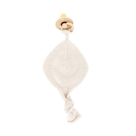 Doudou - Attache-tétine Titi Blanc cassé par Hvid Doudou - Attache-tétine Titi Blanc cassé par Hvid