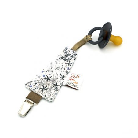 Attache tétine tissu Adeldja par Rien que des bêtises Attache tétine tissu Adeldja par Rien que des bêtises