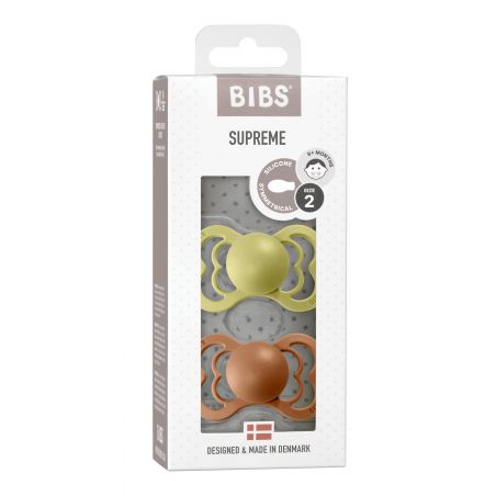 2 Tétines Bibs Supreme Taille 2 | Anis et sienne - Bibs 2 Tétines Bibs Supreme Taille 2 | Anis et sienne - Bibs