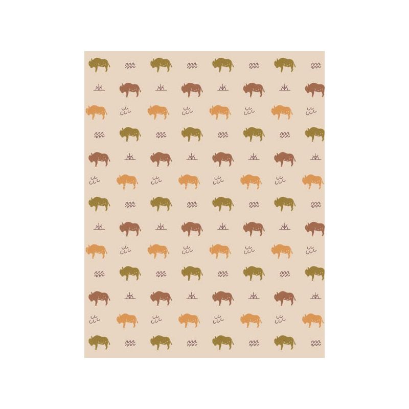 Motif poussette canne Buffalo par Minikane