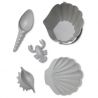 Set de plage Coquillage bleu par Konges Slojd