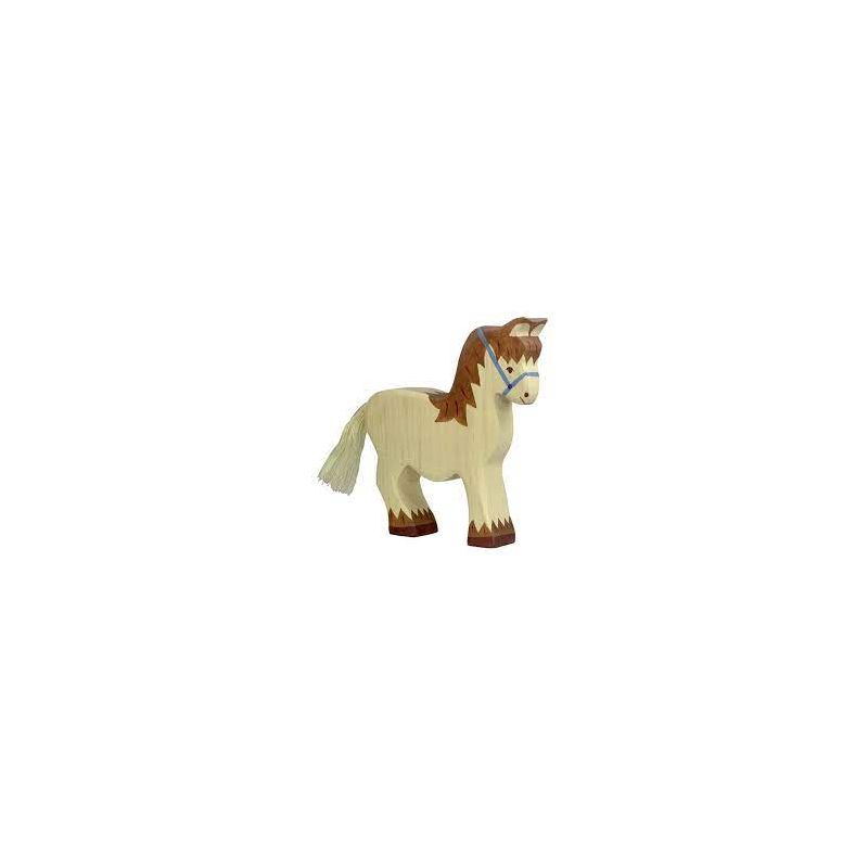 Cheval de trait en bois par Holztiger