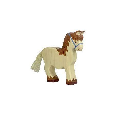 Cheval de trait en bois par Holztiger