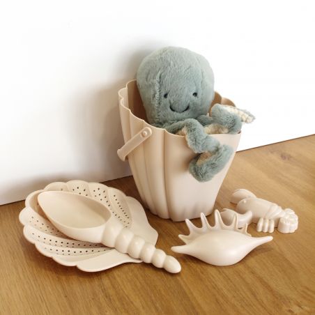 Set de plage | Coquillage beige - Konges Slojd