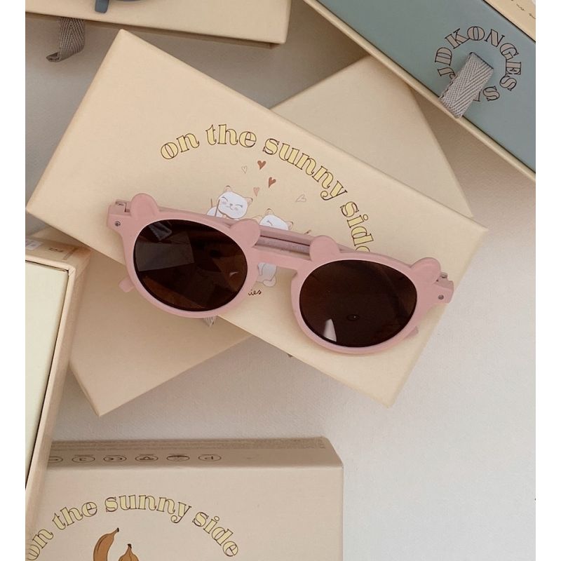 Lunettes Bebe Ours Rose Konges Slojd Little Cecile