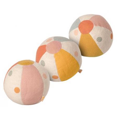 3 balles colorées par Maileg 3 balles colorées par Maileg