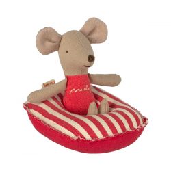 Bateau pneumatique pour souris | Rayures rouges