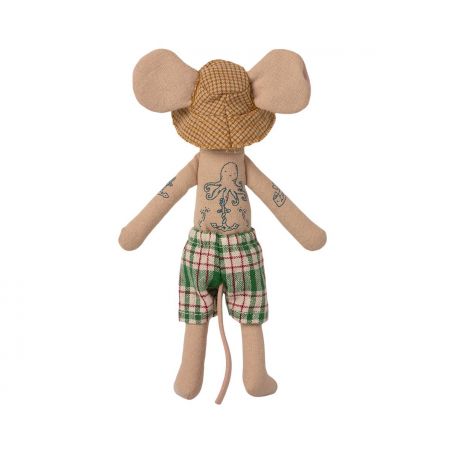 Papa souris à la cabine de plage - Maileg Papa souris à la cabine de plage - Maileg